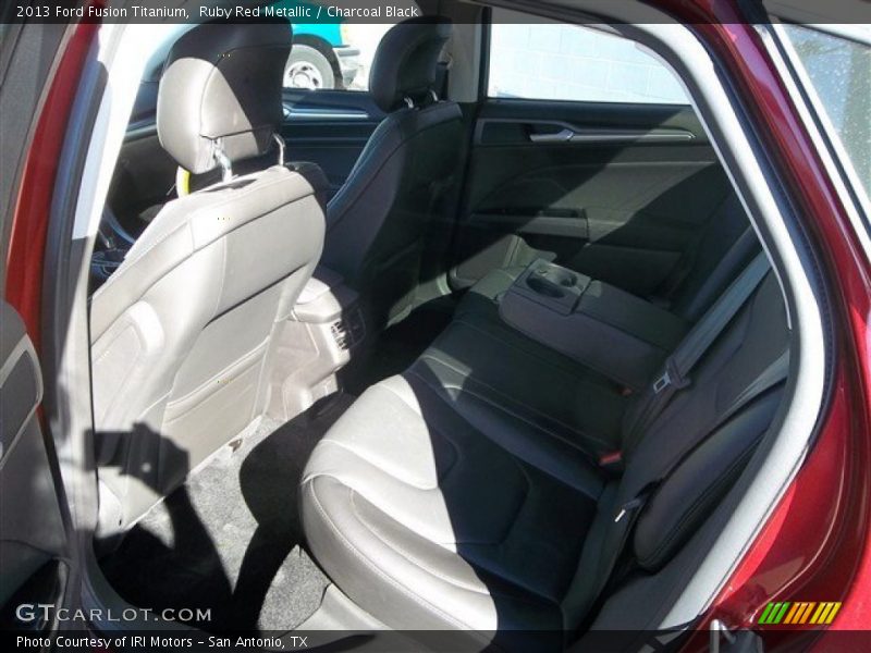 Ruby Red Metallic / Charcoal Black 2013 Ford Fusion Titanium