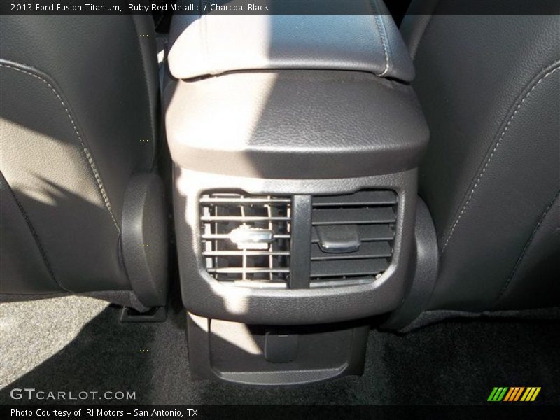 Ruby Red Metallic / Charcoal Black 2013 Ford Fusion Titanium