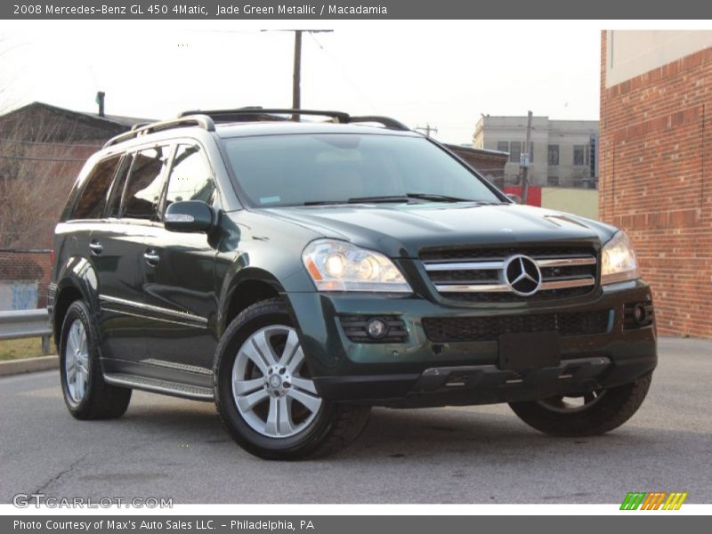 Jade Green Metallic / Macadamia 2008 Mercedes-Benz GL 450 4Matic