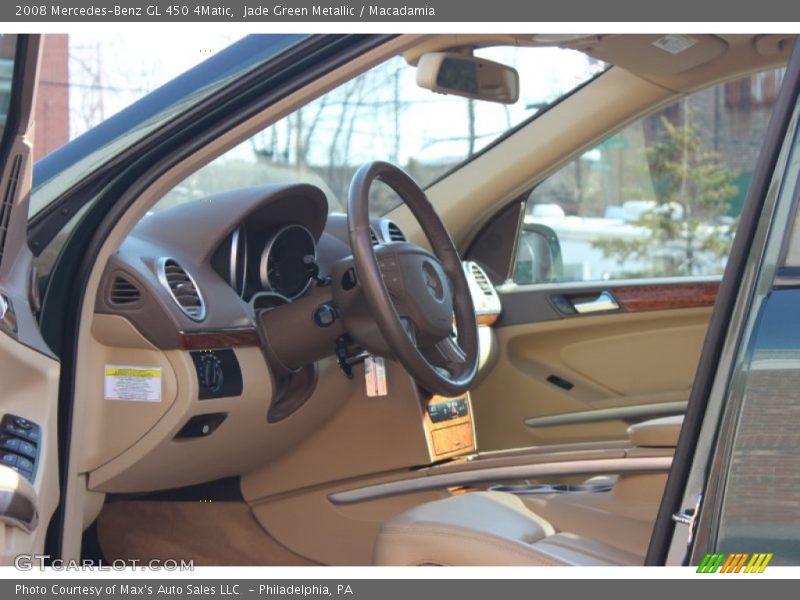 Jade Green Metallic / Macadamia 2008 Mercedes-Benz GL 450 4Matic