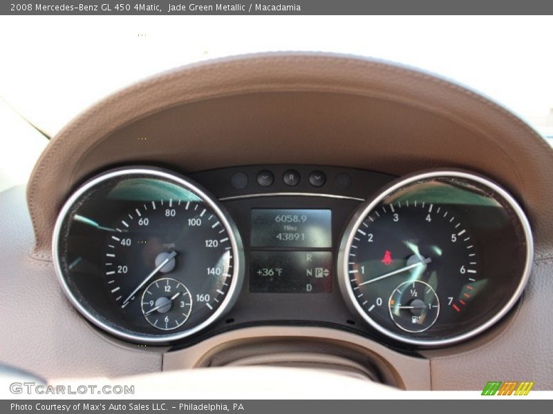 Jade Green Metallic / Macadamia 2008 Mercedes-Benz GL 450 4Matic
