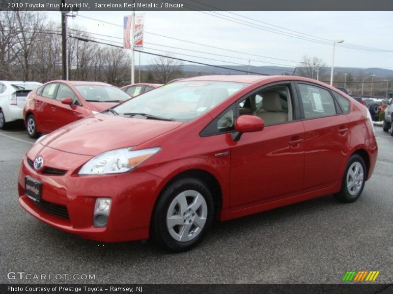 Barcelona Red Metallic / Bisque 2010 Toyota Prius Hybrid IV