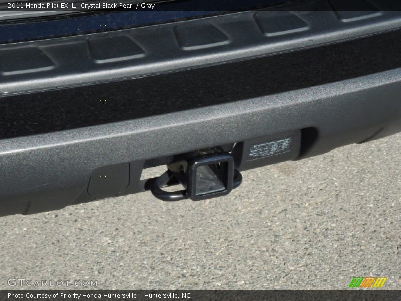 Crystal Black Pearl / Gray 2011 Honda Pilot EX-L