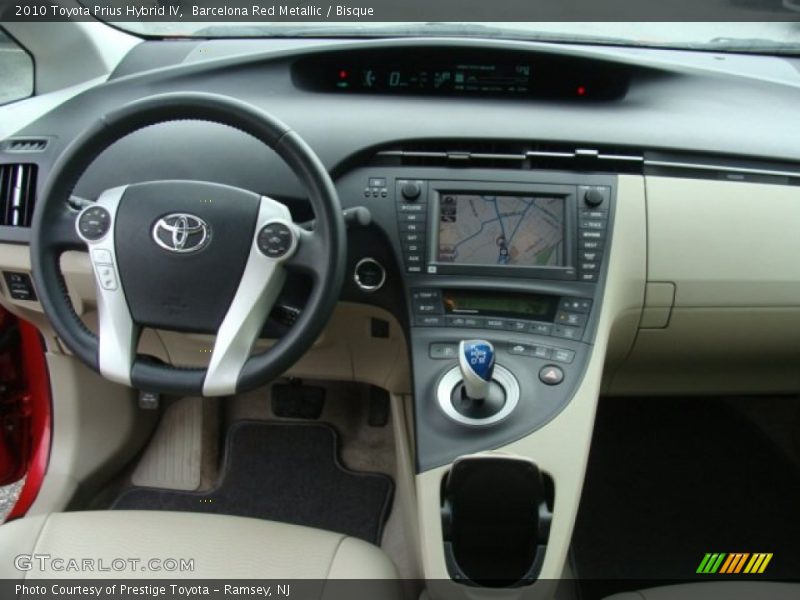 Barcelona Red Metallic / Bisque 2010 Toyota Prius Hybrid IV