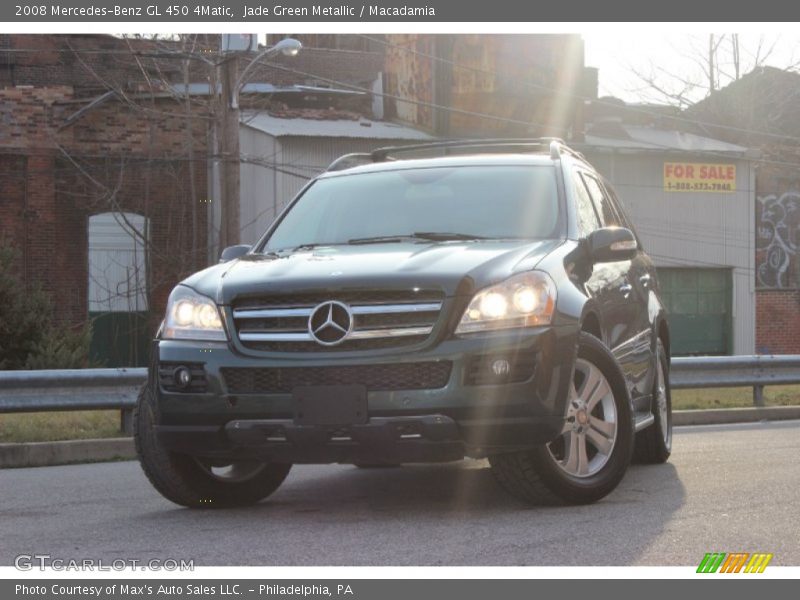 Jade Green Metallic / Macadamia 2008 Mercedes-Benz GL 450 4Matic