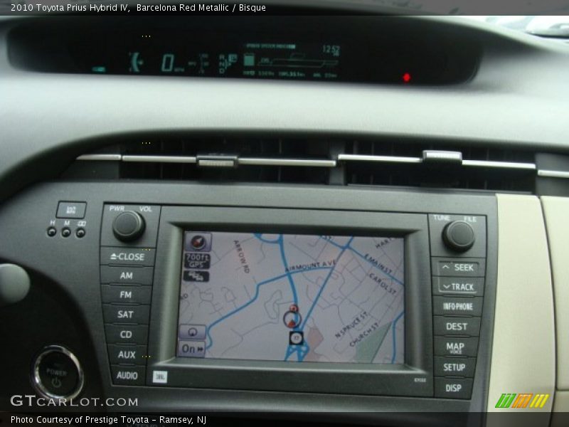 Barcelona Red Metallic / Bisque 2010 Toyota Prius Hybrid IV