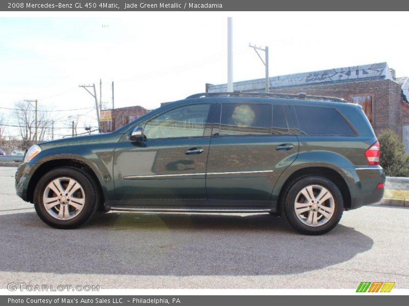 Jade Green Metallic / Macadamia 2008 Mercedes-Benz GL 450 4Matic