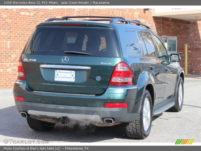 Jade Green Metallic / Macadamia 2008 Mercedes-Benz GL 450 4Matic
