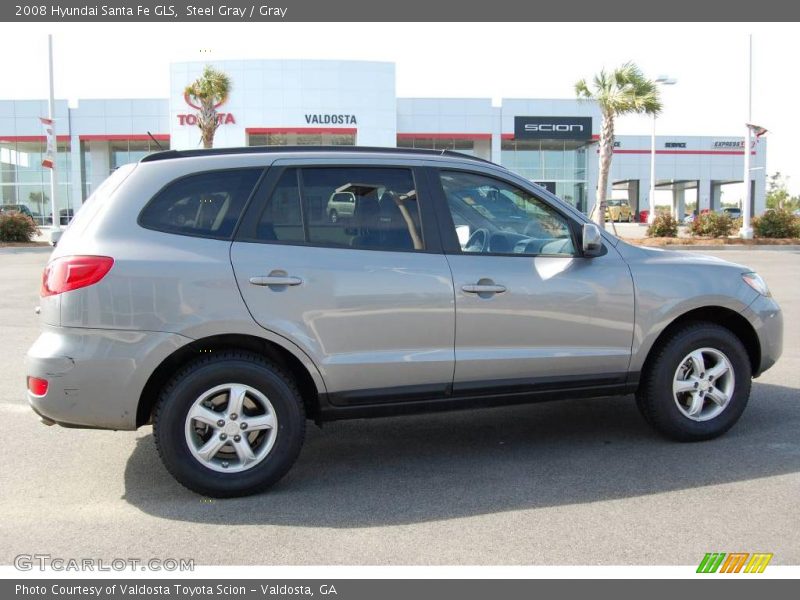 Steel Gray / Gray 2008 Hyundai Santa Fe GLS