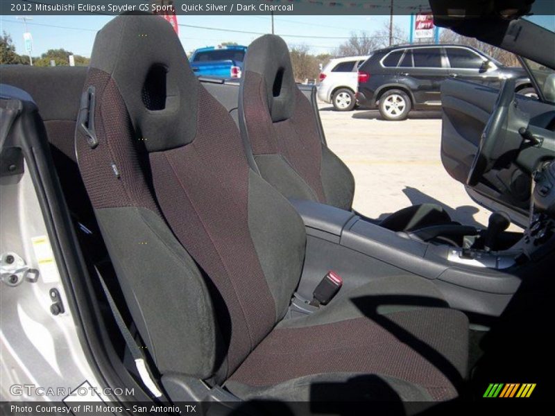 Front Seat of 2012 Eclipse Spyder GS Sport