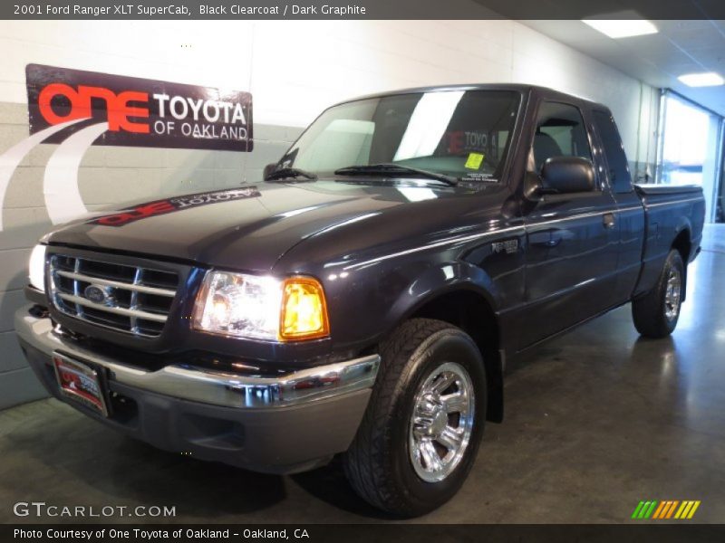Black Clearcoat / Dark Graphite 2001 Ford Ranger XLT SuperCab