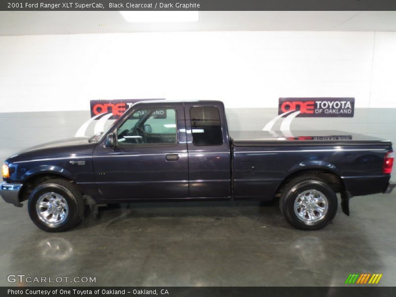 Black Clearcoat / Dark Graphite 2001 Ford Ranger XLT SuperCab