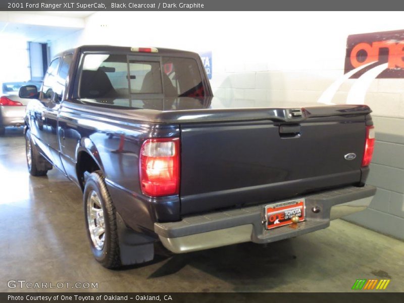 Black Clearcoat / Dark Graphite 2001 Ford Ranger XLT SuperCab