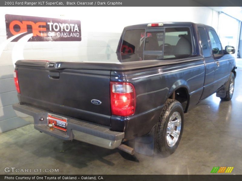 Black Clearcoat / Dark Graphite 2001 Ford Ranger XLT SuperCab