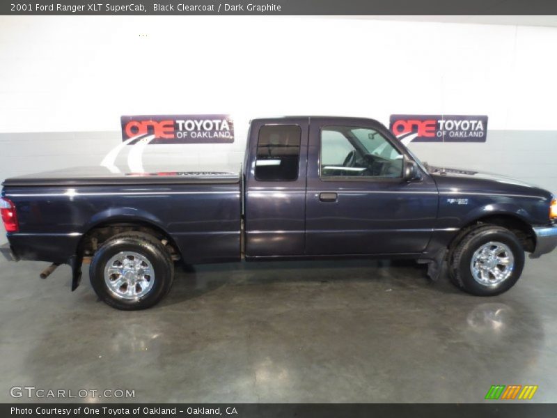 Black Clearcoat / Dark Graphite 2001 Ford Ranger XLT SuperCab