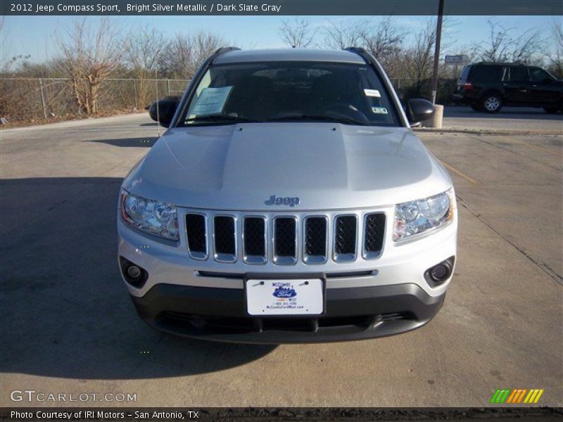 Bright Silver Metallic / Dark Slate Gray 2012 Jeep Compass Sport