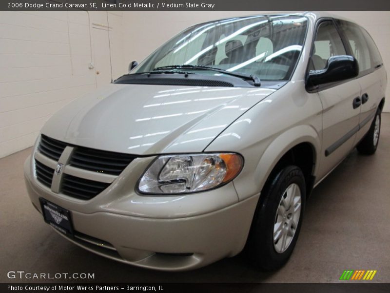 Linen Gold Metallic / Medium Slate Gray 2006 Dodge Grand Caravan SE