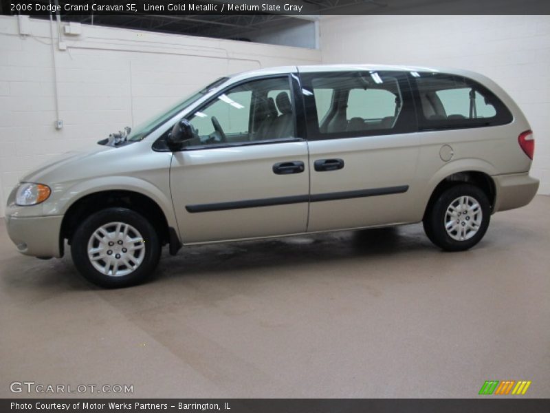 Linen Gold Metallic / Medium Slate Gray 2006 Dodge Grand Caravan SE
