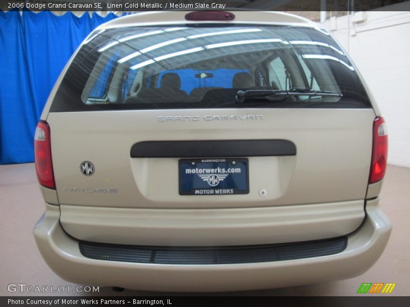 Linen Gold Metallic / Medium Slate Gray 2006 Dodge Grand Caravan SE