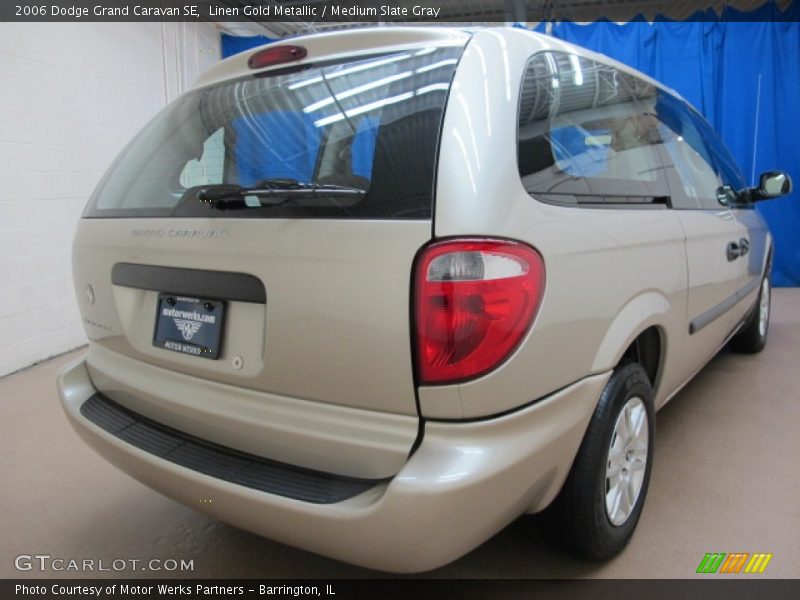 Linen Gold Metallic / Medium Slate Gray 2006 Dodge Grand Caravan SE