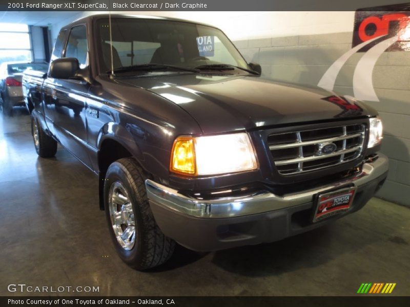 Black Clearcoat / Dark Graphite 2001 Ford Ranger XLT SuperCab