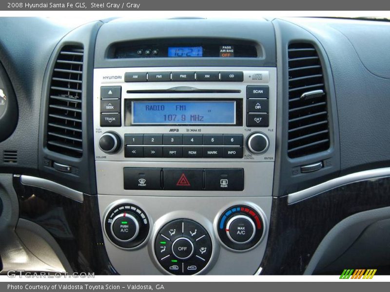Steel Gray / Gray 2008 Hyundai Santa Fe GLS