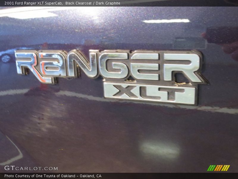 Black Clearcoat / Dark Graphite 2001 Ford Ranger XLT SuperCab