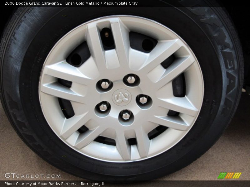 Linen Gold Metallic / Medium Slate Gray 2006 Dodge Grand Caravan SE