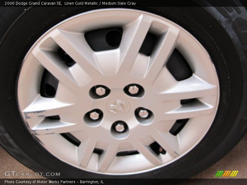 Linen Gold Metallic / Medium Slate Gray 2006 Dodge Grand Caravan SE
