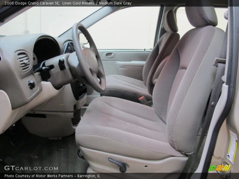 Linen Gold Metallic / Medium Slate Gray 2006 Dodge Grand Caravan SE