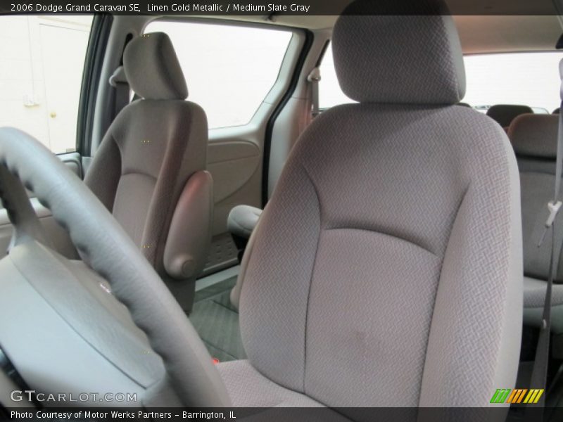 Linen Gold Metallic / Medium Slate Gray 2006 Dodge Grand Caravan SE
