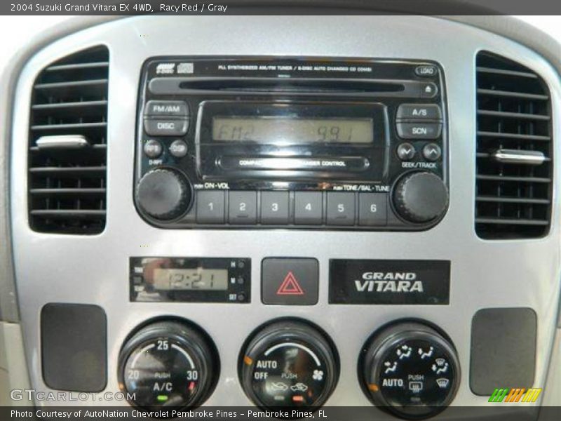 Controls of 2004 Grand Vitara EX 4WD