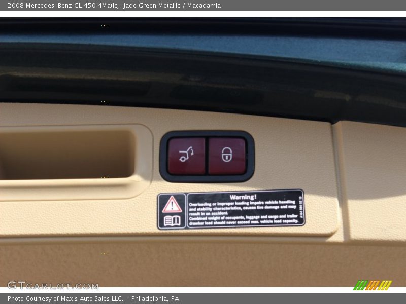 Jade Green Metallic / Macadamia 2008 Mercedes-Benz GL 450 4Matic