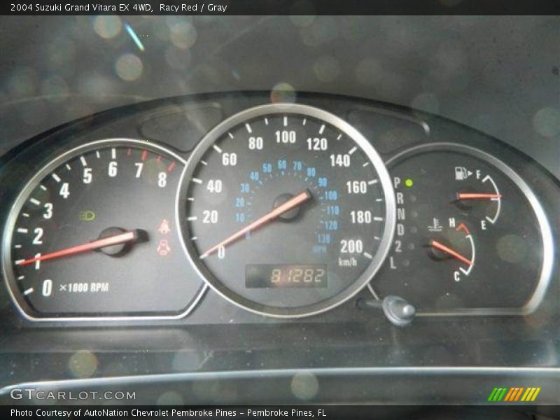  2004 Grand Vitara EX 4WD EX 4WD Gauges