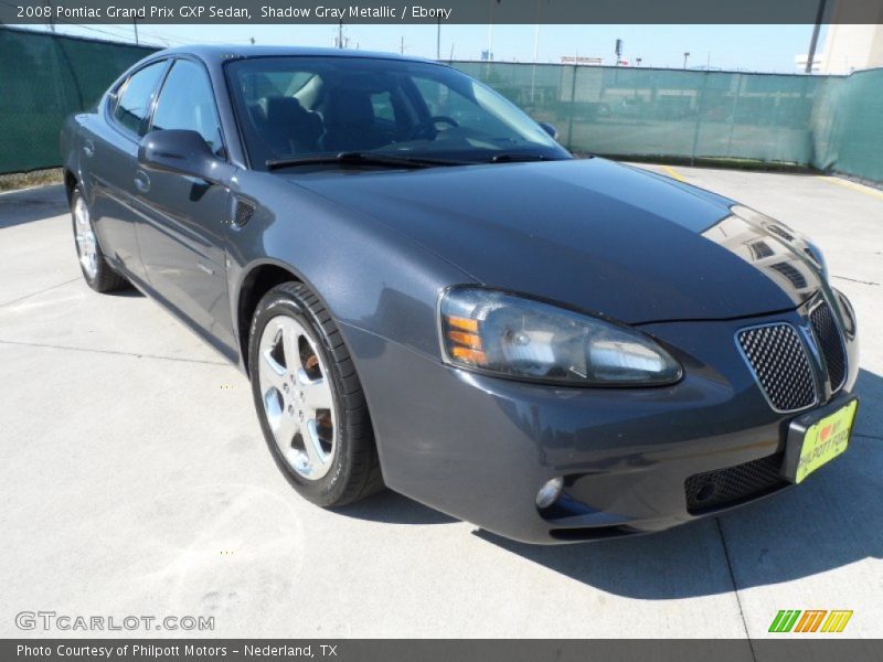 Shadow Gray Metallic / Ebony 2008 Pontiac Grand Prix GXP Sedan