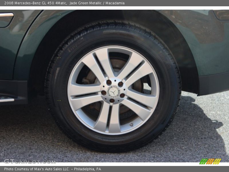 Jade Green Metallic / Macadamia 2008 Mercedes-Benz GL 450 4Matic