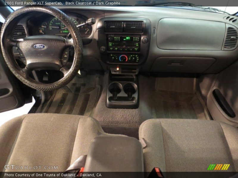 Black Clearcoat / Dark Graphite 2001 Ford Ranger XLT SuperCab
