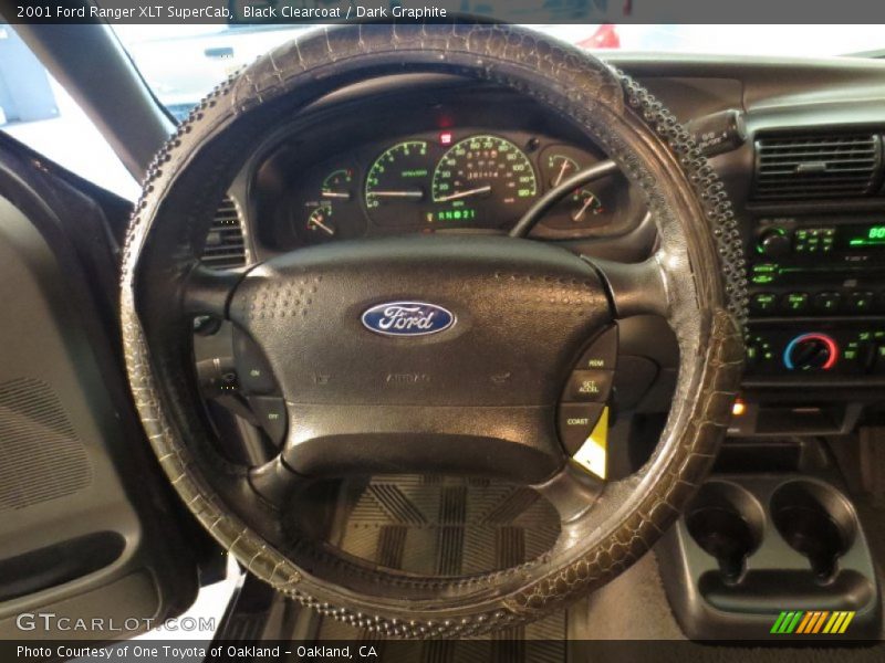 Black Clearcoat / Dark Graphite 2001 Ford Ranger XLT SuperCab