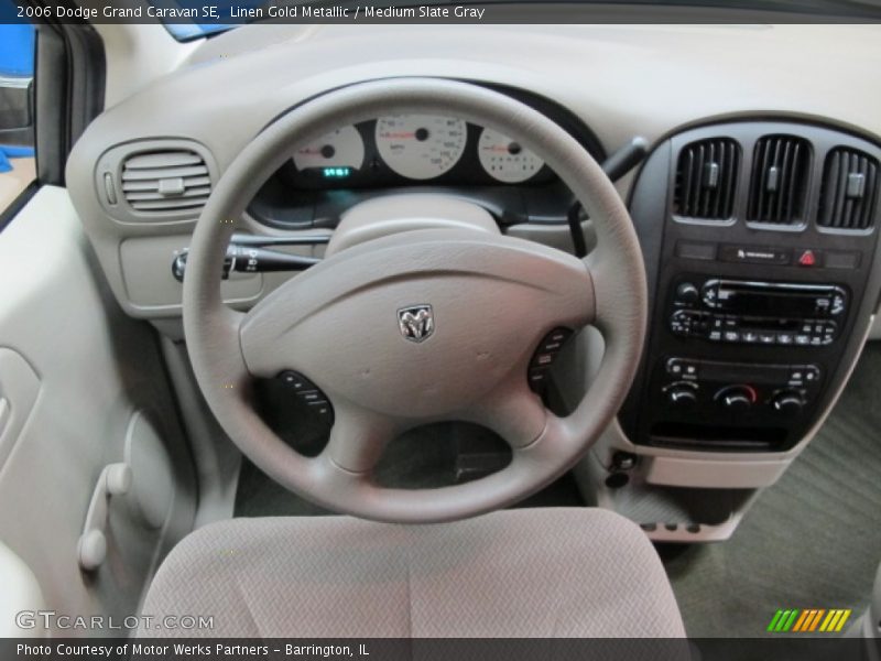 Linen Gold Metallic / Medium Slate Gray 2006 Dodge Grand Caravan SE