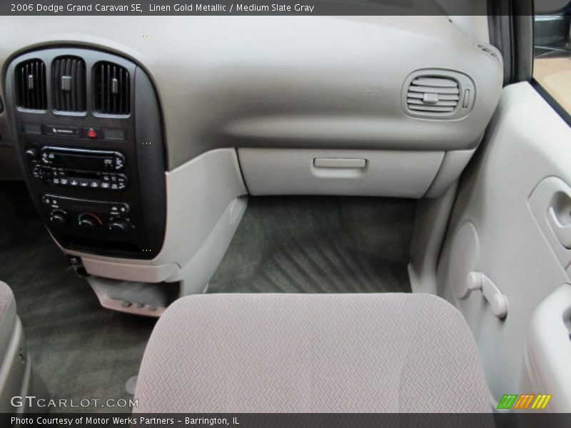 Linen Gold Metallic / Medium Slate Gray 2006 Dodge Grand Caravan SE