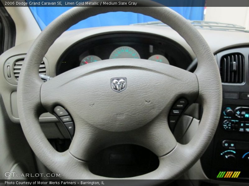 Linen Gold Metallic / Medium Slate Gray 2006 Dodge Grand Caravan SE
