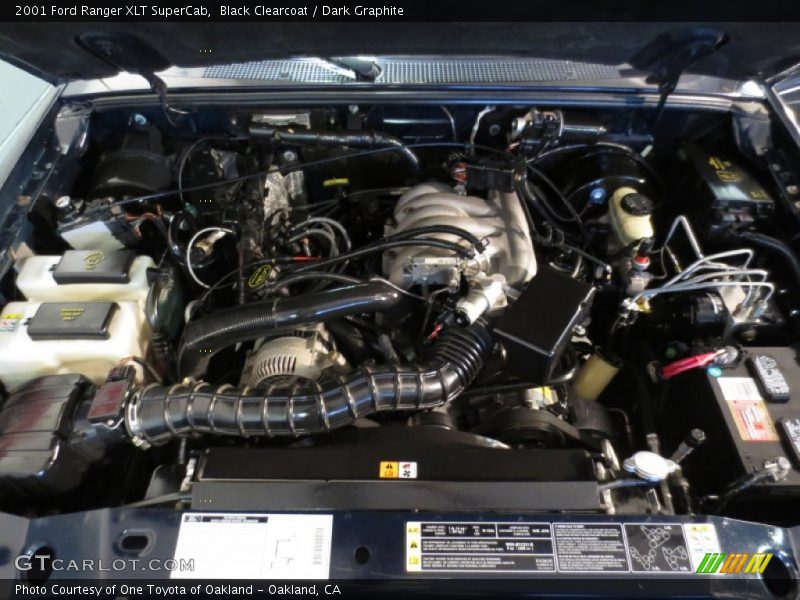 Black Clearcoat / Dark Graphite 2001 Ford Ranger XLT SuperCab