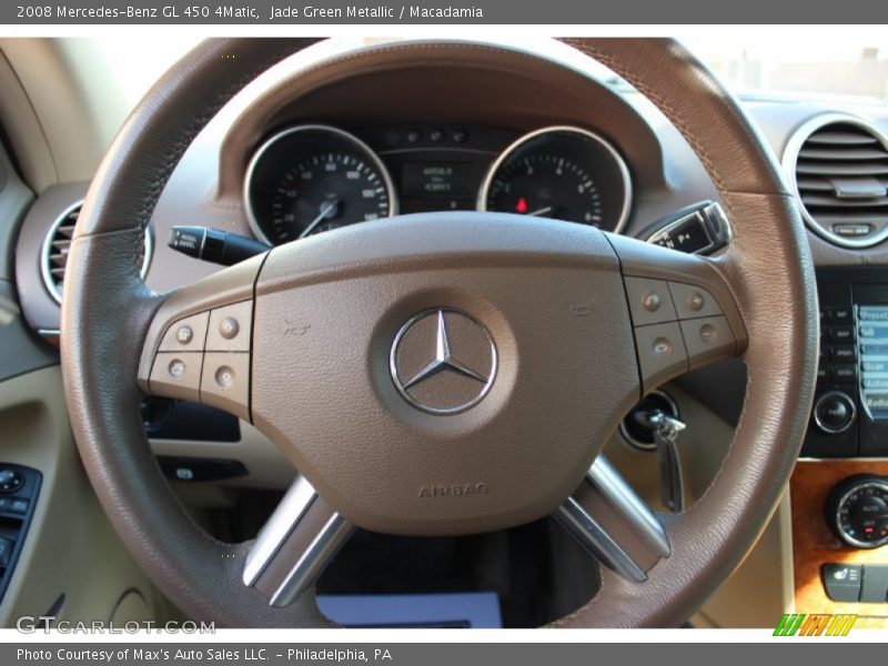 Jade Green Metallic / Macadamia 2008 Mercedes-Benz GL 450 4Matic