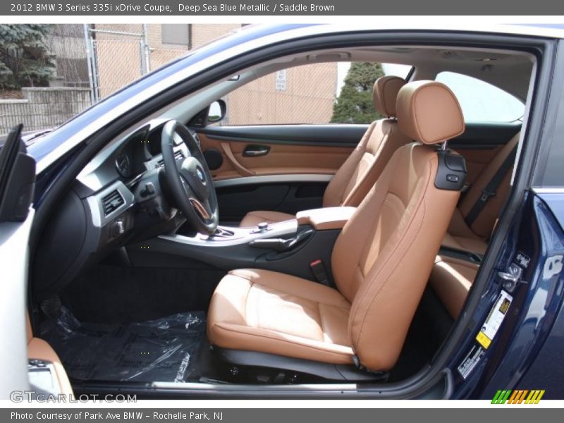  2012 3 Series 335i xDrive Coupe Saddle Brown Interior