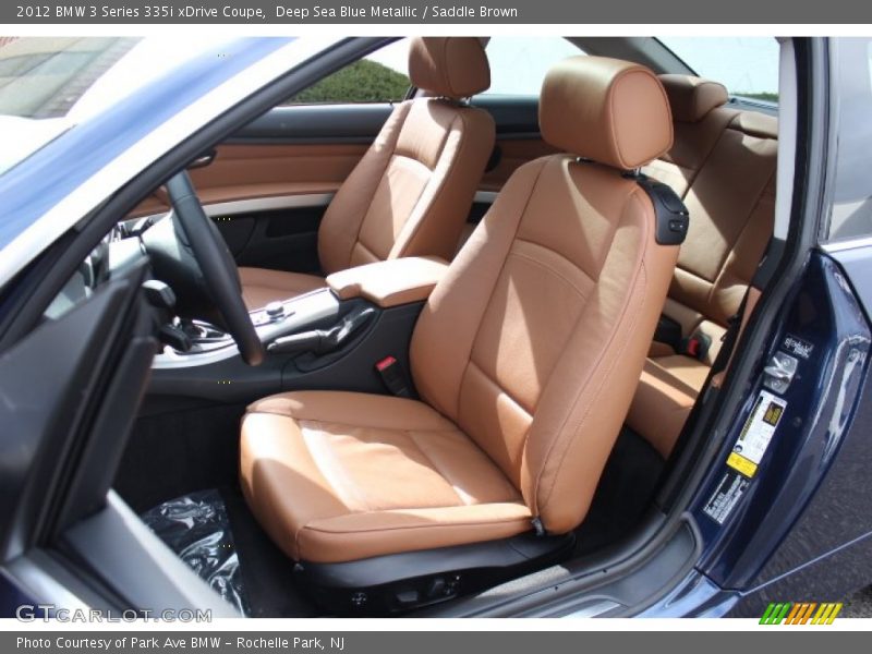 Front Seat of 2012 3 Series 335i xDrive Coupe