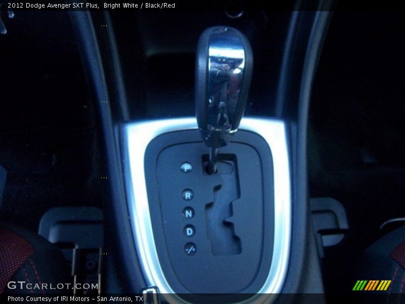 Bright White / Black/Red 2012 Dodge Avenger SXT Plus