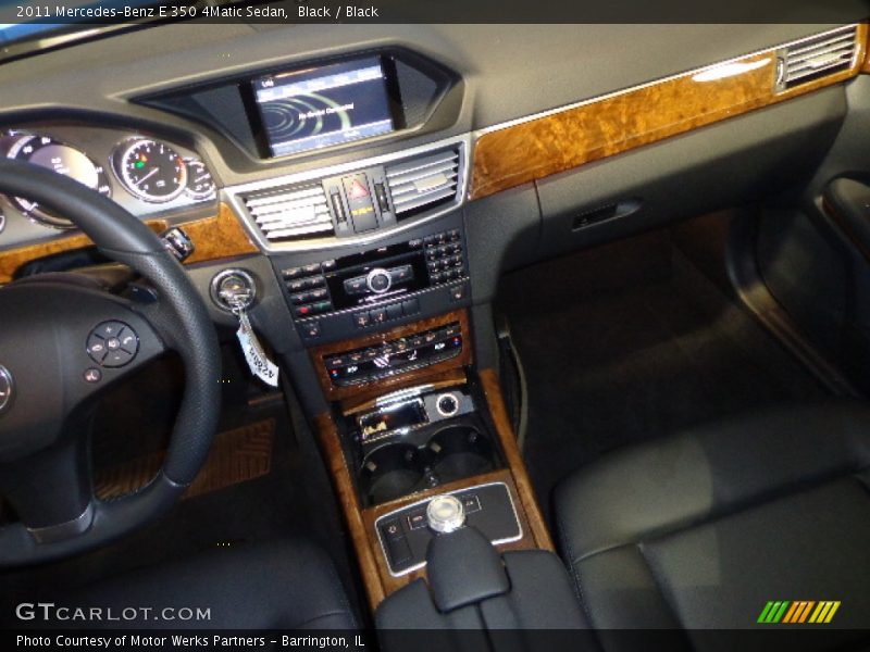 Black / Black 2011 Mercedes-Benz E 350 4Matic Sedan