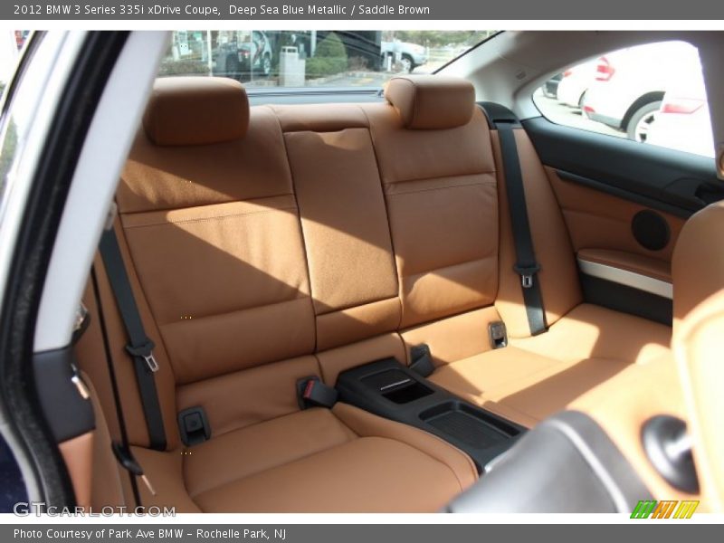 Rear Seat of 2012 3 Series 335i xDrive Coupe