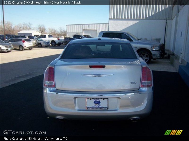 Bright Silver Metallic / Black 2012 Chrysler 300 Limited
