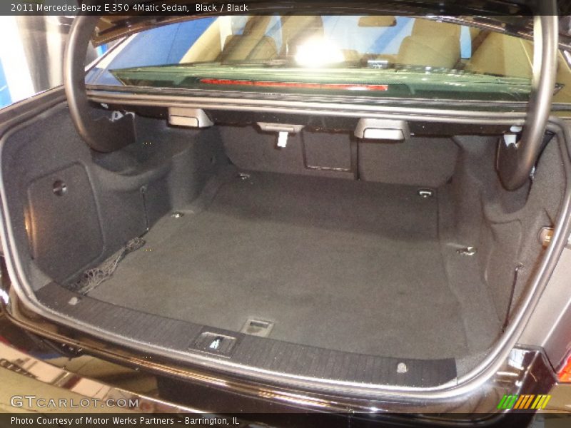 Black / Black 2011 Mercedes-Benz E 350 4Matic Sedan